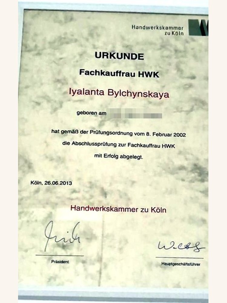 Fachkauffrau HWK Köln